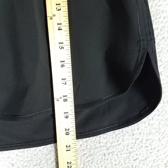 Lululemon On The Fly Skirt Women's 4 Black Active Performance Elastic Waist - Picture 8 of 10